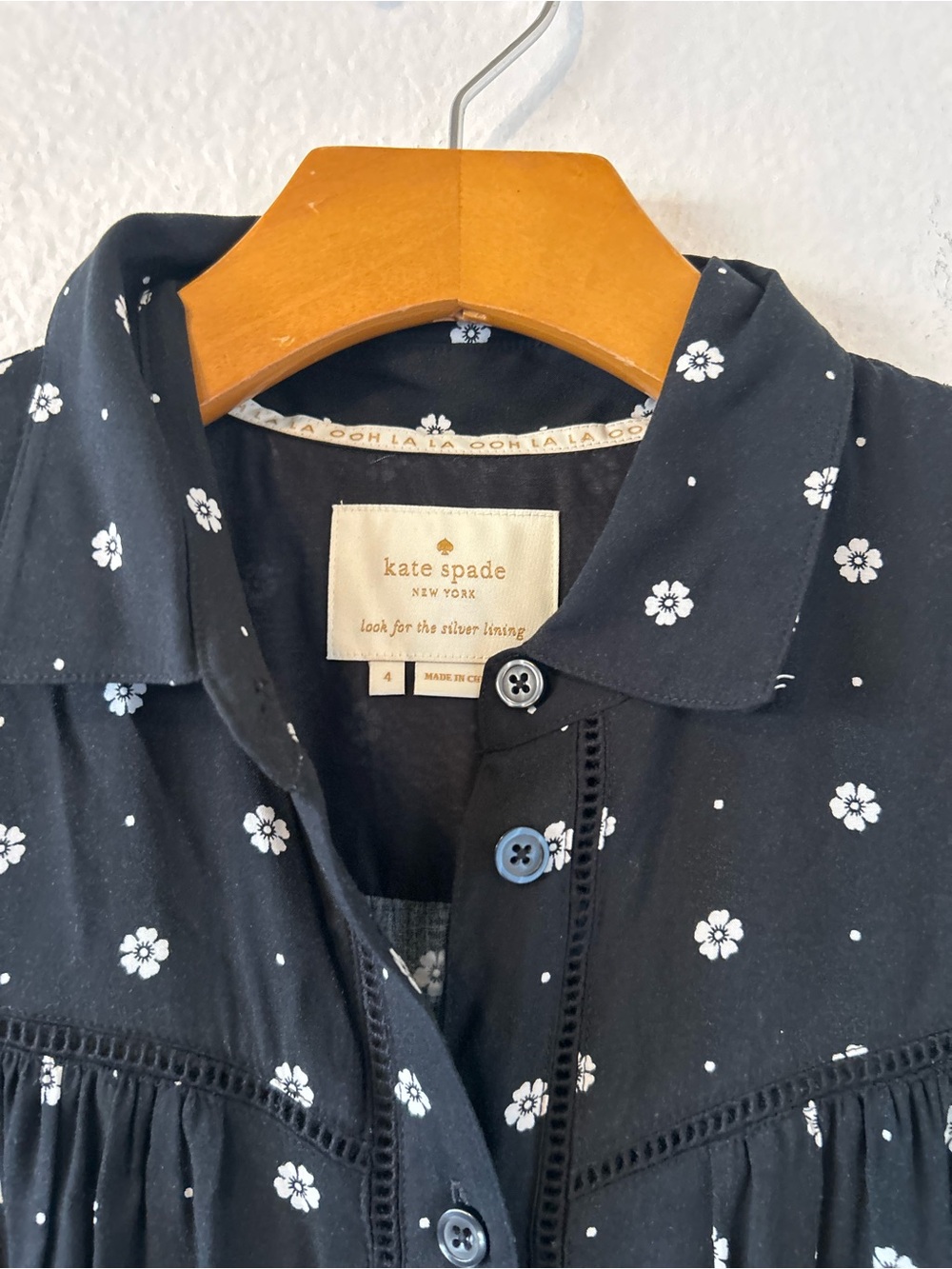 Kate Spade Bandana Shirtdress Size 4 - Picture 10 of 10